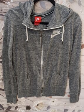 Nike Gray Zip Hoodie
